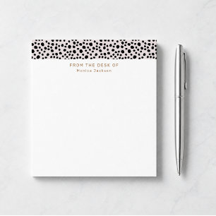 Van het bureau van Animal Print Tearaway Notitiebl Notitieblok