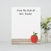 Van het bureau van..Apple-bankierwerk (Staand voorkant)