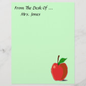 Van het bureau van... Apple Stationery (Voorkant)