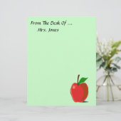 Van het bureau van... Apple Stationery (Staand voorkant)