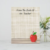 Van het bureau van...? Apple Stationery (Staand voorkant)