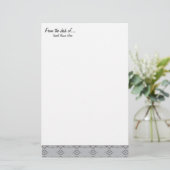 Van het bureau van... briefpapier (Staand voorkant)