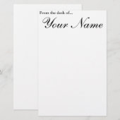 Van het bureau van... briefpapier (Voorkant / Achterkant)