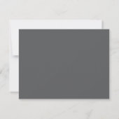 Van het bureau van Chic Script Persoonlijk Notitiekaartje (Achterkant)
