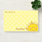 Van het bureau van Cute Little Happy Sunshine Dood Post-it® Notes (Kantoor)