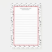 Van het bureau van | Dalmatische School Mascot Post-it® Notes (Voorkant)