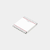 Van het bureau van | Dalmatische School Mascot Post-it® Notes (Schuin)