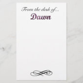 Van het bureau van Dawn Stationery Briefpapier (Voorkant)