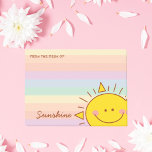 Van het bureau van de Cute Little Rainbow Sunshine Post-it® Notes<br><div class="desc">Van het bureau van Cute Little Rainbow Sunshine Post-it Notes</div>