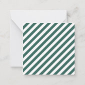 Van het bureau van de elfen van de Kerstman Mini K Notitiekaartje (Achterkant)