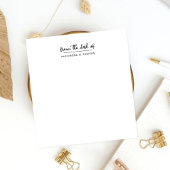 Van het bureau van de gepersonaliseerde Eenvoudige Post-it® Notes