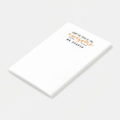 Van het bureau van de heldere leuke leraar cadeau post-it® notes (Schuin)