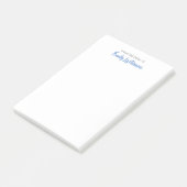 Van het bureau van de Jouw naam Casual Post het No Post-it® Notes (Schuin)