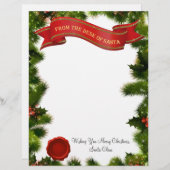 Van het bureau van de kerstbrief met zegel - edita (Voorkant / Achterkant)