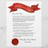 Van het bureau van de kerstbrief met zegel - edita (Voorkant)