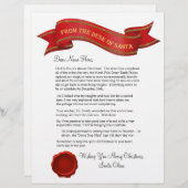 Van het bureau van de kerstbrief met zegel - edita (Voorkant / Achterkant)