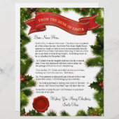 Van het bureau van de kerstbrief met zegel - edita (Voorkant / Achterkant)