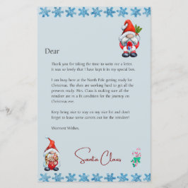 Van het bureau van de kerstbrief Pas Kerstmis aan