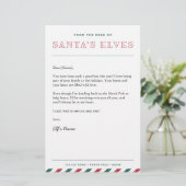 Van het bureau van de kerstbrief van de kerstman v (Staand voorkant)