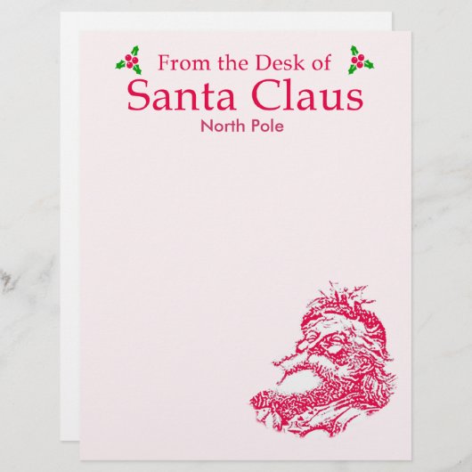 van het bureau van de kerstman (Voorkant / Achterkant)