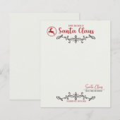 Van het bureau van de kerstman (Voorkant / Achterkant)