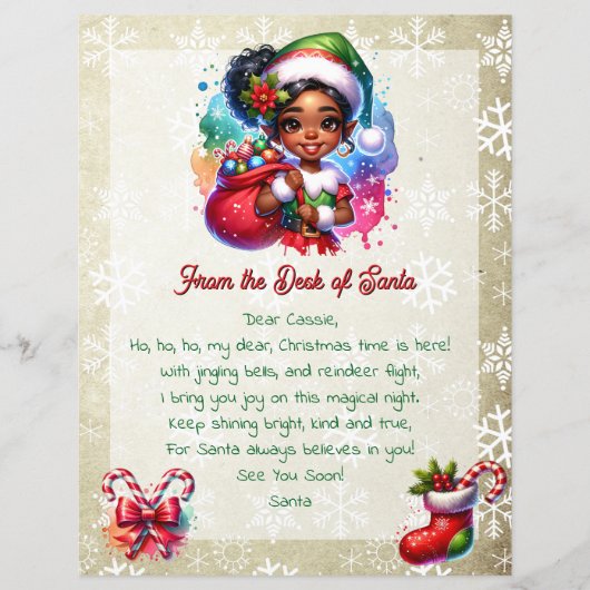 Van het bureau van de kerstman voor kinderen (Voorkant)