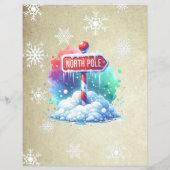 Van het bureau van de kerstman voor kinderen (Achterkant)