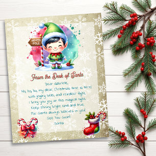 Van het bureau van de kerstman voor kinderen   Ani