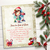 Van het bureau van de kerstman voor kinderen | Ani