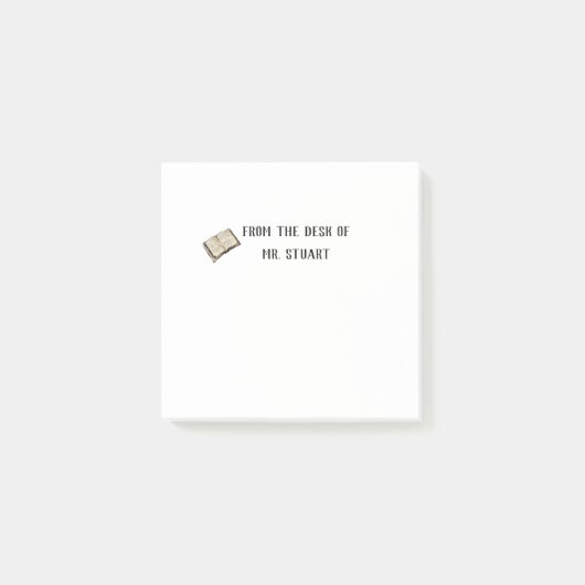 van het bureau van de leraar post-it® notes (Voorkant)