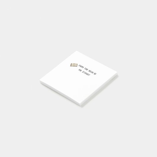 van het bureau van de leraar post-it® notes (Schuin)