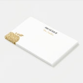 Van het bureau van de leraar, speciaal voor Gold A Post-it® Notes (Schuin)