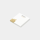 Van het bureau van de leraar, speciaal voor Gold A Post-it® Notes (Schuin)