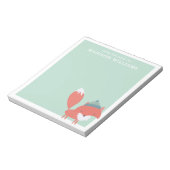 Van het bureau van de naam Winter Fox Notitieblok (Linkerzijde)