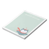 Van het bureau van de naam Winter Owl Notitieblok (Linkerzijde)