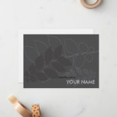 Van het bureau van de notarissen notitiekaartje (Voorkant / Achterkant in situ)