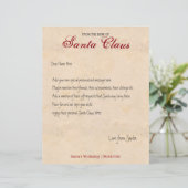 Van het bureau van de Santa Persoonlijke Brief (Staand voorkant)