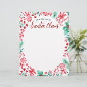 Van het Bureau van de Waterverf van de Kerstman Briefhoofd (Staand voorkant)