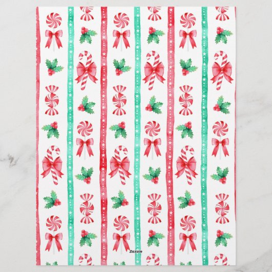 Van het Bureau van de Waterverf van de Kerstman Briefhoofd (Achterkant)