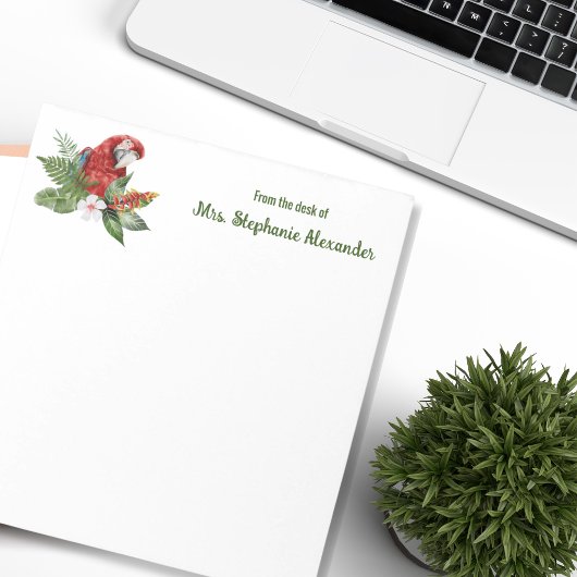 Van het bureau van de Waterverf van de Tropische V Notitieblok