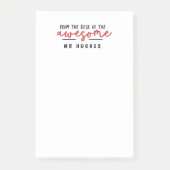 Van het bureau van een briljante leerkracht, gesch post-it® notes (Voorkant)