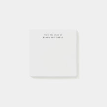 Van het bureau van eenvoudig monogram grijs