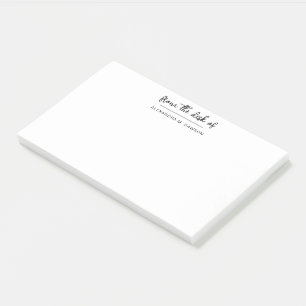 Van het bureau van eenvoudige manuscript gepersona post-it® notes