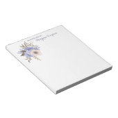 Van het bureau van Elegant Bouquet van Bloemen Notitieblok (Schuin)