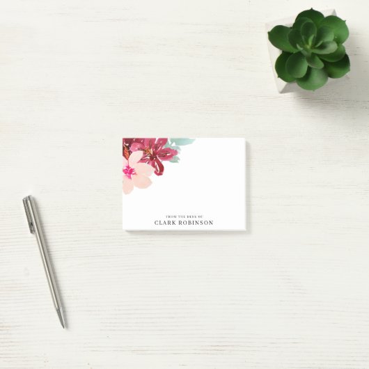 Van het bureau van Feminine Waterverf Bouquet Post-it® Notes (Kantoor)