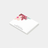 Van het bureau van Feminine Waterverf Bouquet Post-it® Notes (Schuin)
