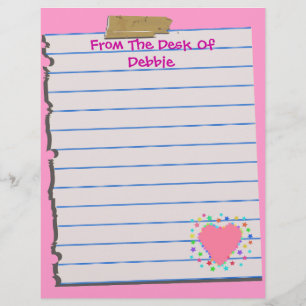 Van het bureau van...Fun Letterhead Stationery