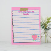 Van het bureau van...Fun Letterhead Stationery (Staand voorkant)