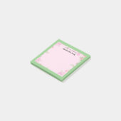 Van het bureau van gepersonaliseerde naam  post-it® notes (Schuin)