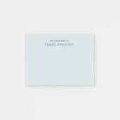 Van het bureau van gepersonaliseerde naamnotities post-it® notes (Voorkant)